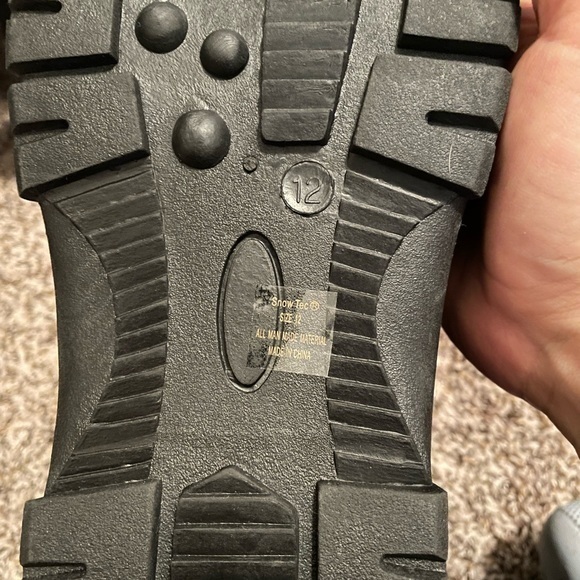 NWT - Men’s SnowTec Snow Boots Black Size 12 - Picture 3 of 3